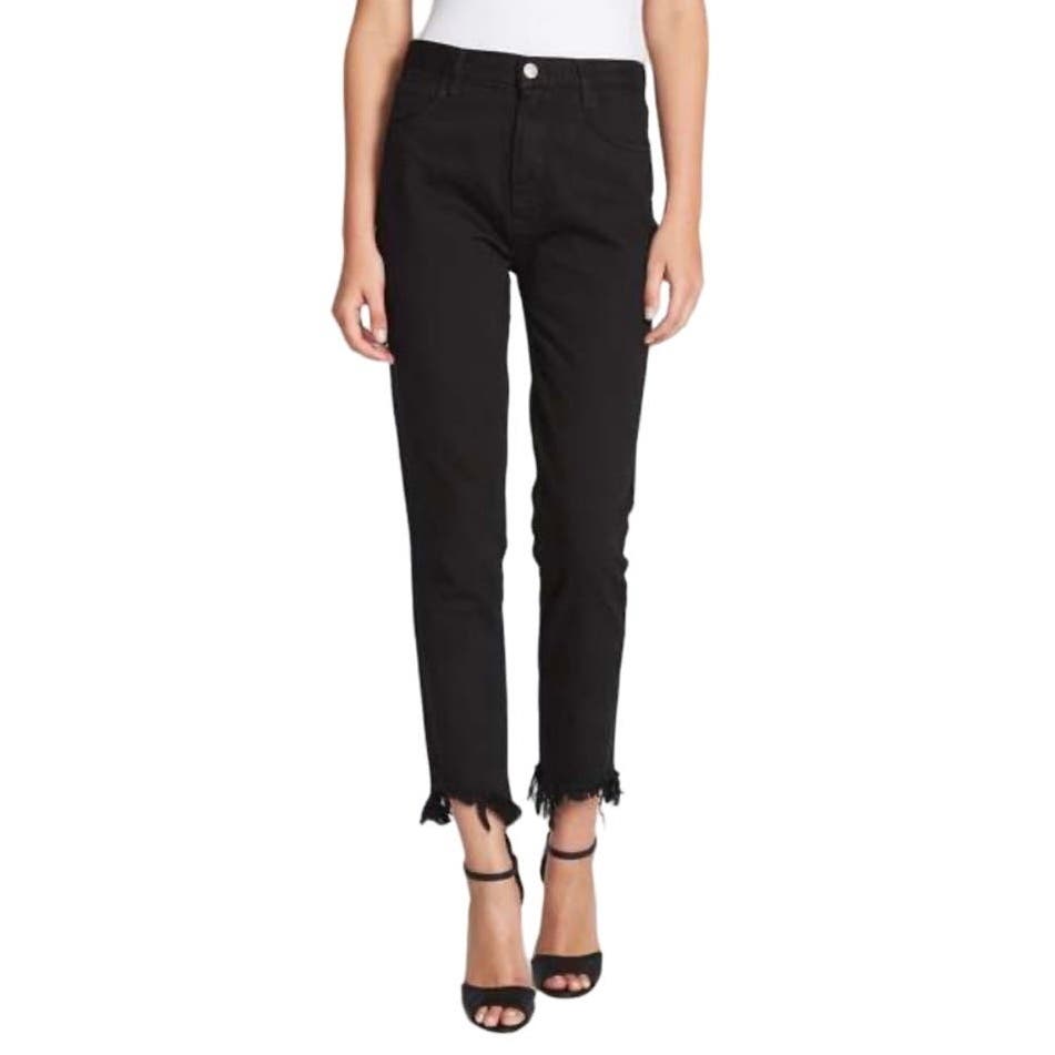 M.I.H Jeans Mimi Jeans High Rise Slim Black Straight Womens Size 28